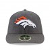 Men's Denver Broncos New Era Heather Gray Crafted in the USA Low Profile 59FIFTY Fitted Hat 2891968